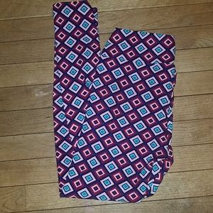 LuLaRoe women's leggings OS EUC